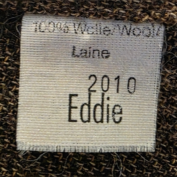 Hugo Boss 100% wool plaid car coat/ over shirt Lg, good condition - Picture 10 of 11